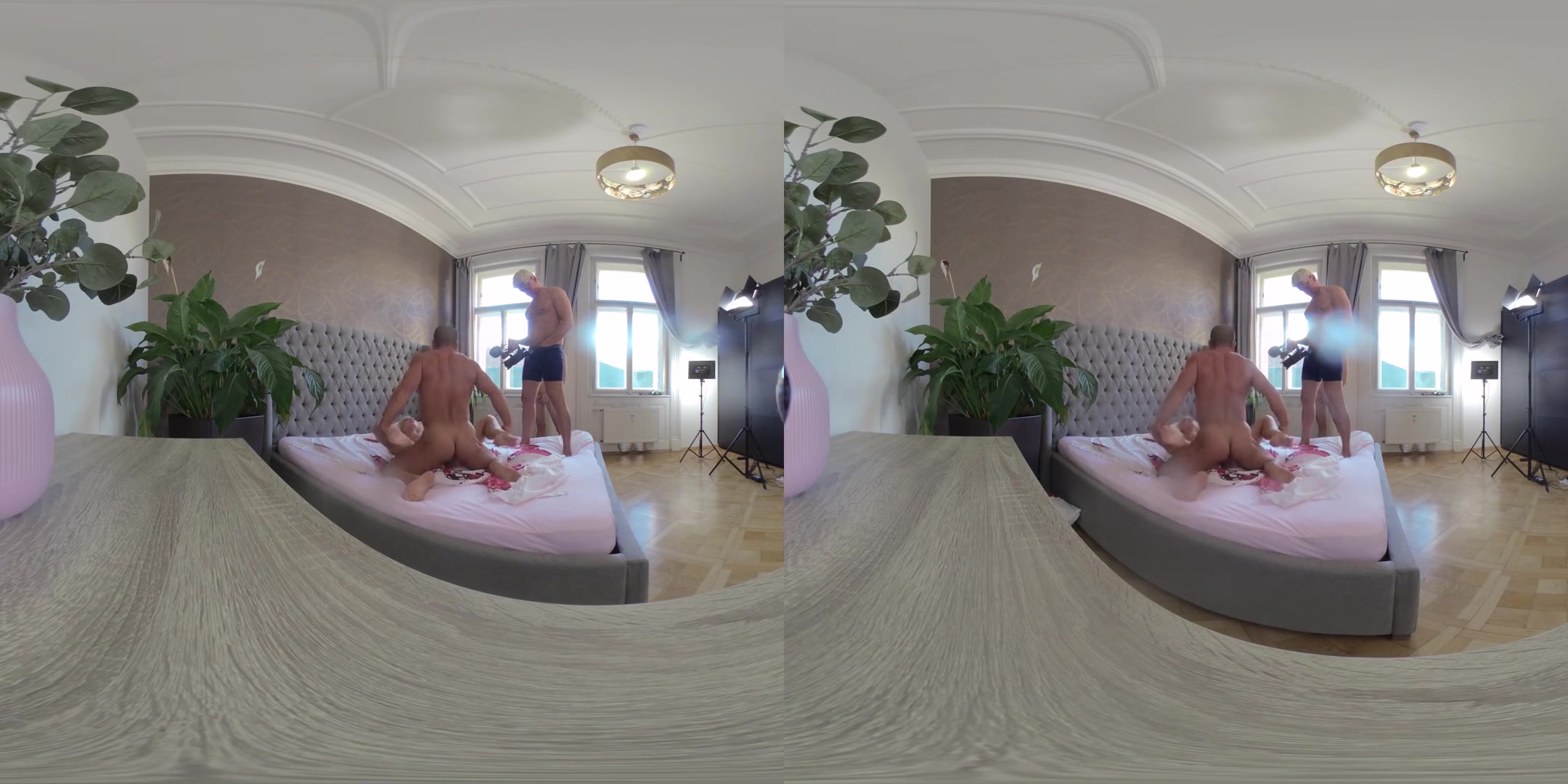 Lovita Fate Vr Video Part Two - Little Pussy Stretched Out In Massive Cock Threesome