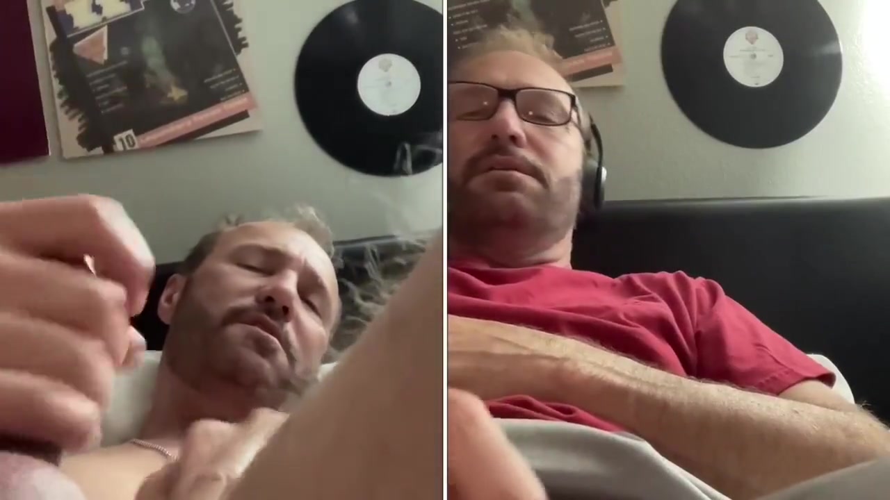Boytoy Stroking His Big Cock To A Horny Housewife On The Phone