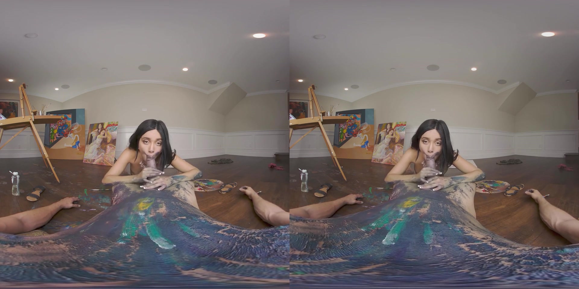 Aaliyah Hadid in Paint Job VR Porn Video - VRBangers