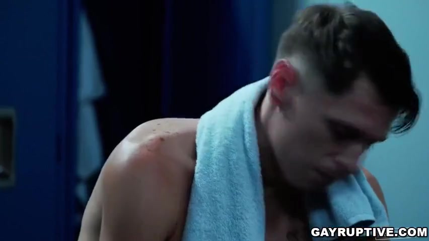 Pounded In The Locker Room - Troy Accola And Christian Wilde