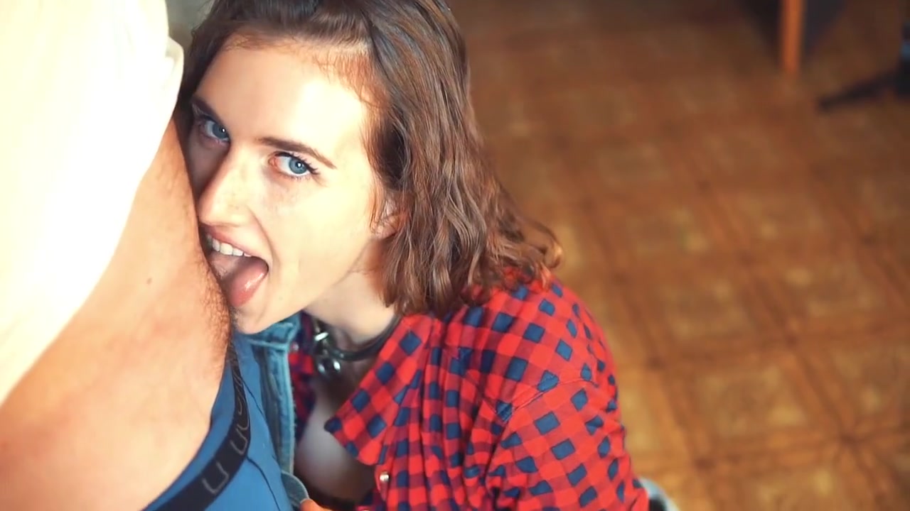 Redhead teen 18+ Babe Gives Blowjob And Screwed Good