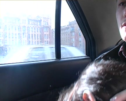 Gagged in the car on the way home