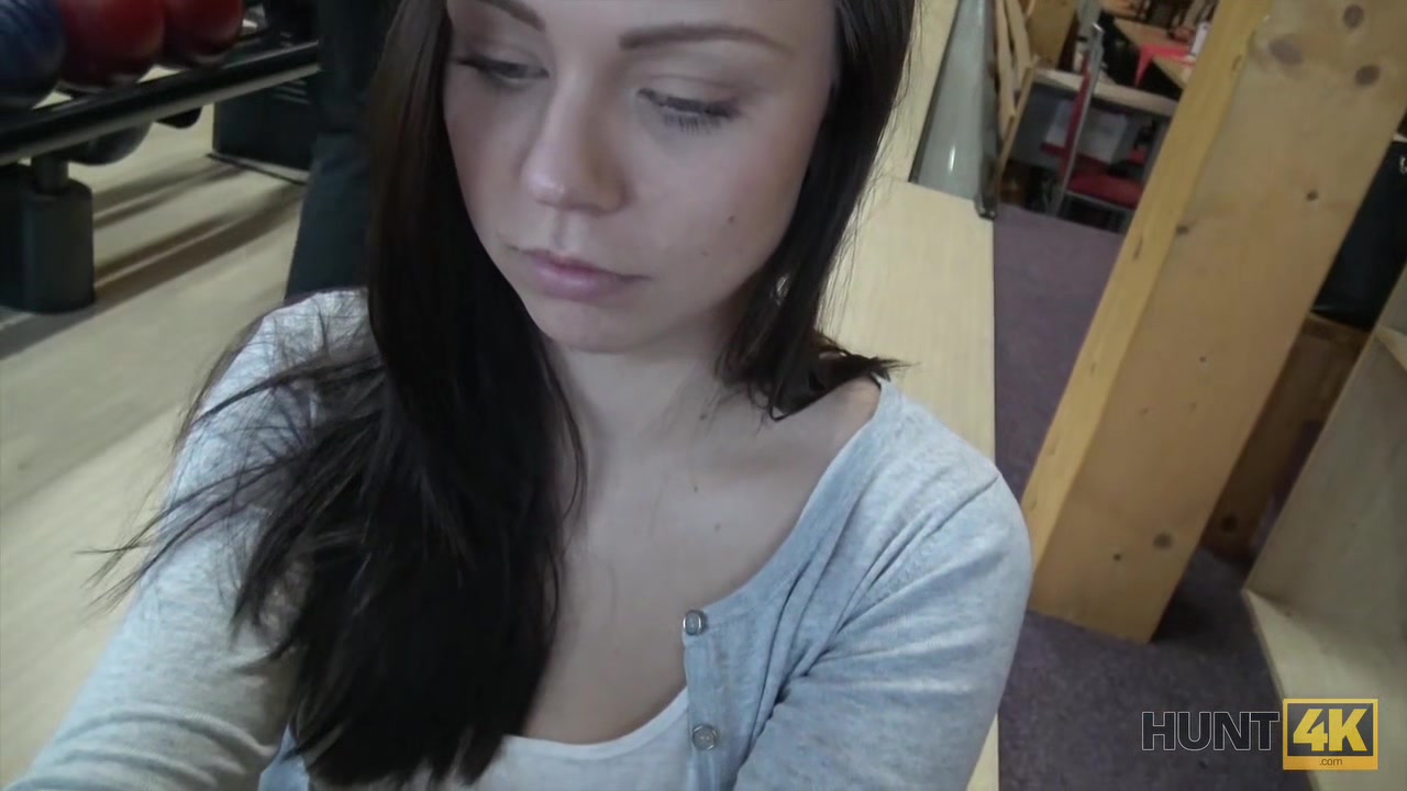 HUNT4K. Boy is ready to sell his seductive gf Ornella Morgen for good prize