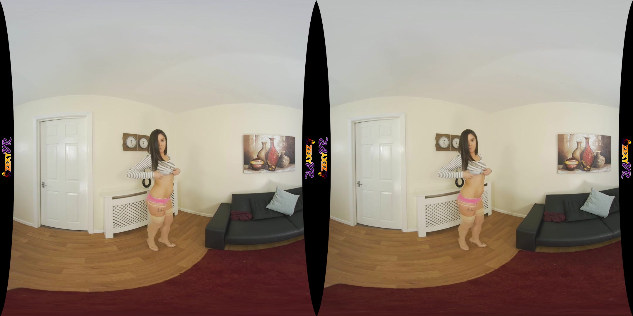 First to Strip featuring Ella Jay - ZexyVR