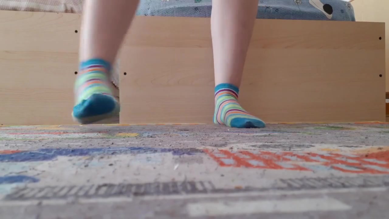 I Just Wanna Show Yall My Beautiful Feet In Striped Socks
