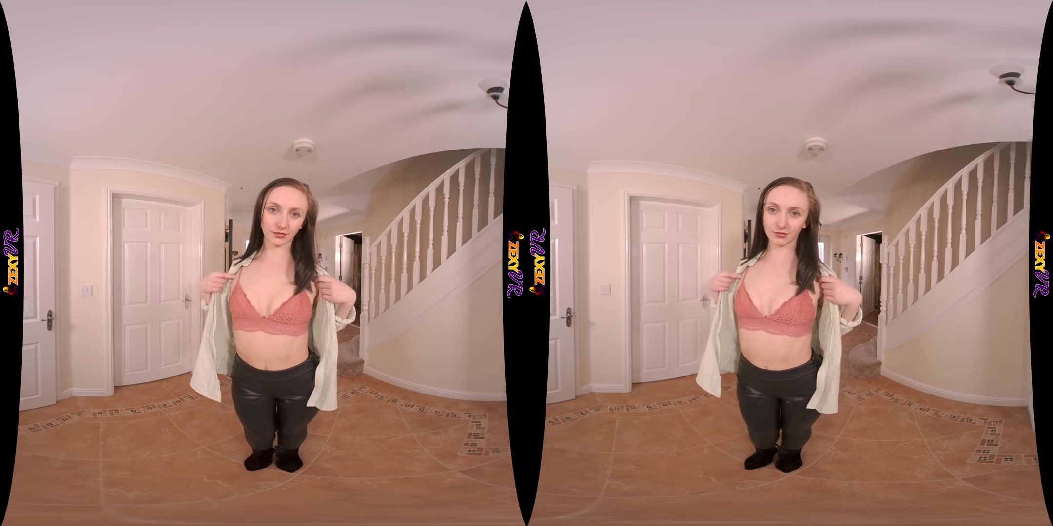 Good Boy - Petite Brunette Solo Striptease HD VR