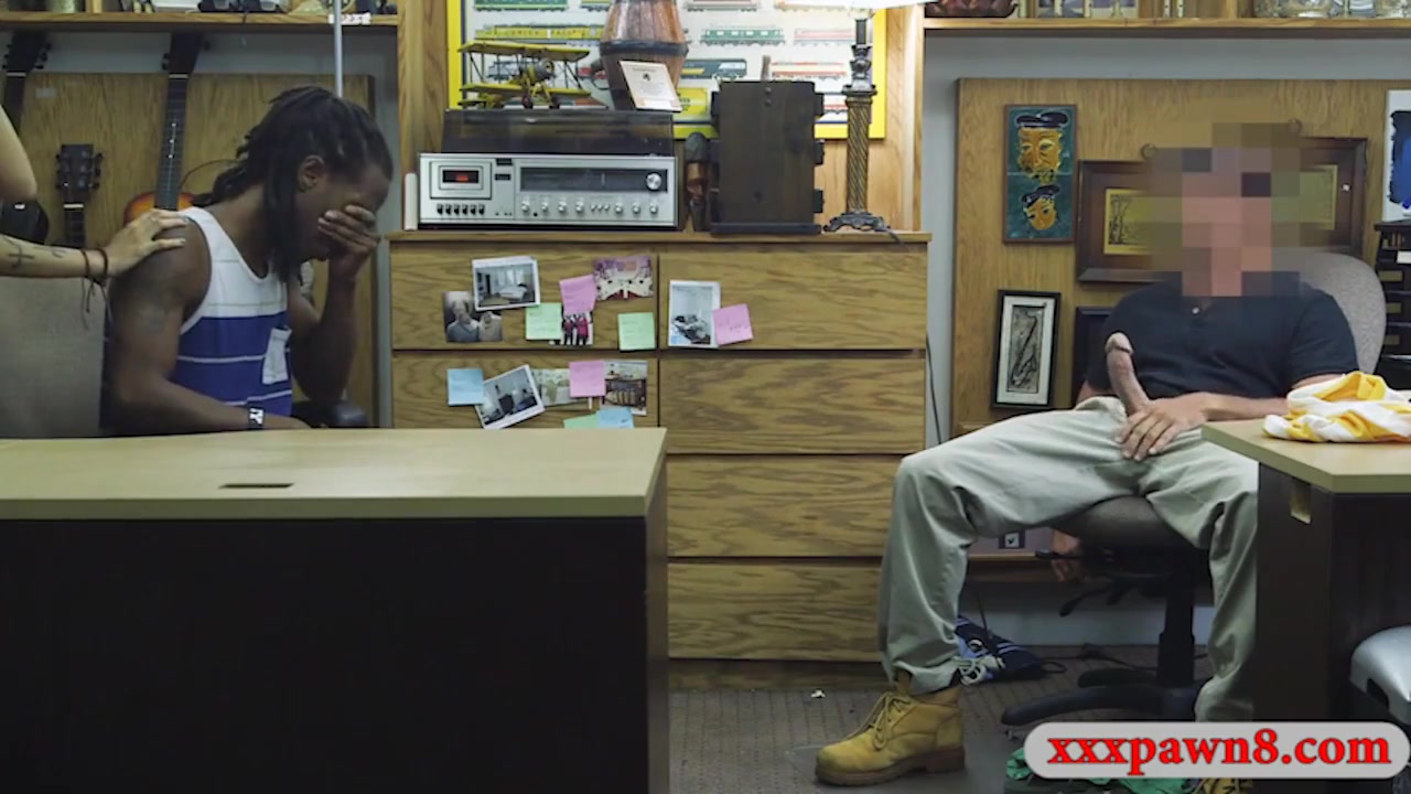 Black Man Let The Pawn Guy Fuck His Lady At The Pawnsho