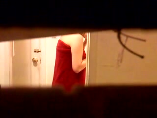 My captures all beauties in shower