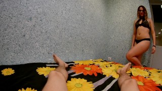 Teen gf doing perfect Blowjob