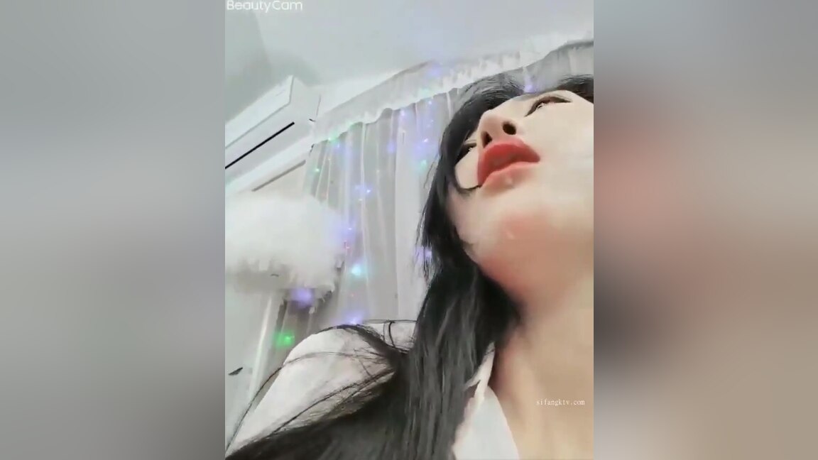 Beautiful Asian Babe Playing On Camera