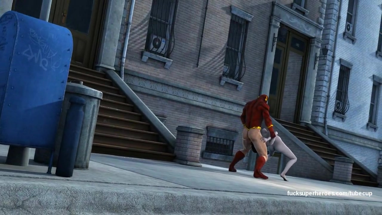 Thick, horny Flash goes after a pretty little cunt