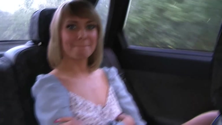 Blonde girl fucked on the roadside