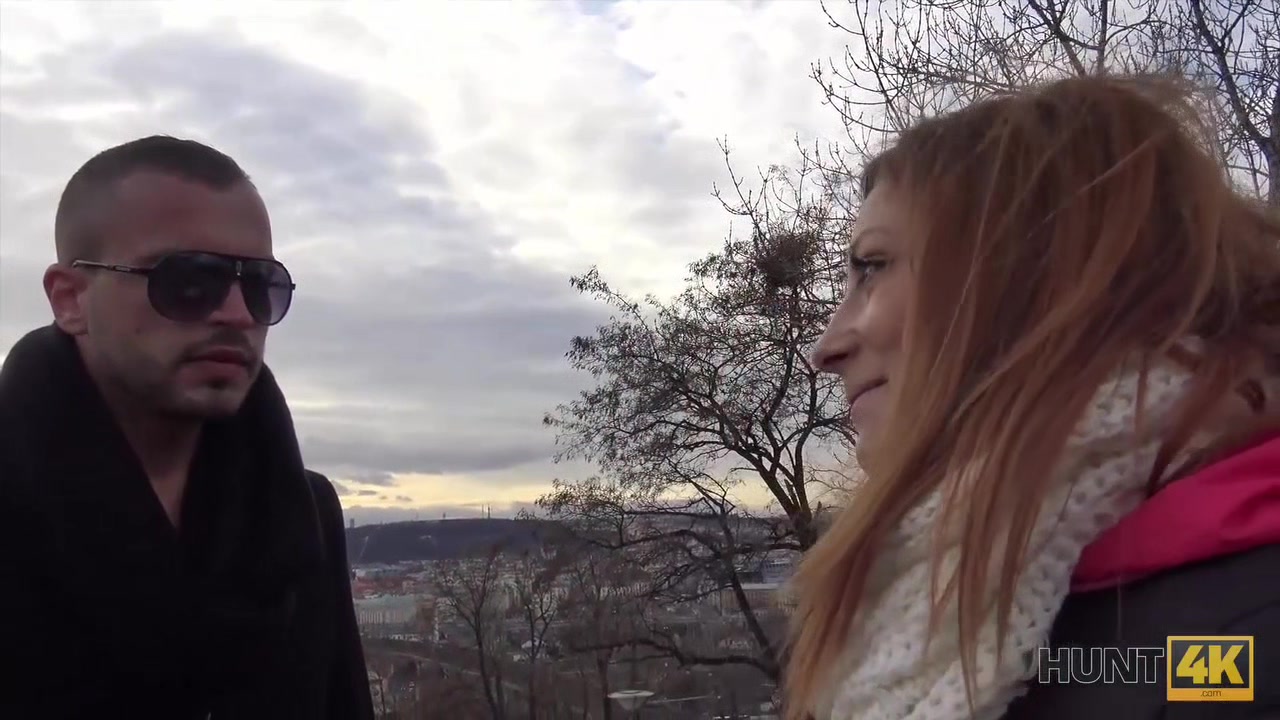 HUNT4K. Quick pickup and hard sex helps young chick to get cash