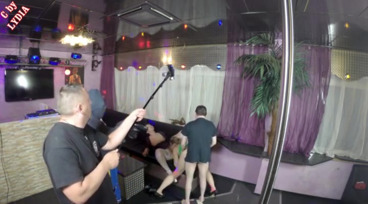 Making Of - Threesome In Village Disco