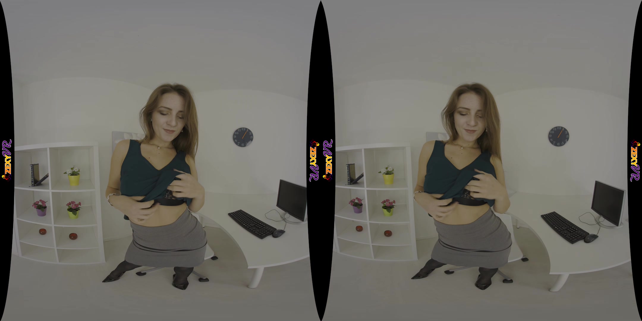 Office Flirt featuring Scarlot Rose - ZexyVR