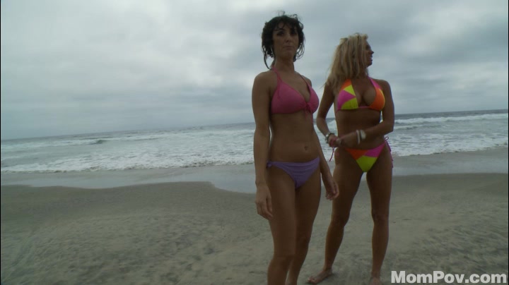 Hot lesbian milfs show their big tits in hd porn video