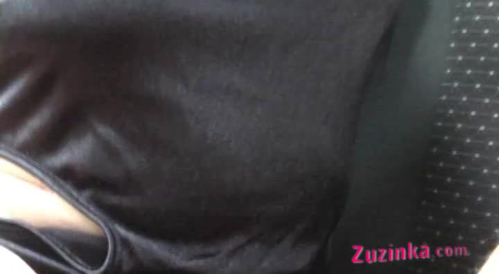 Zuzinka having sex in a public parking in Prague