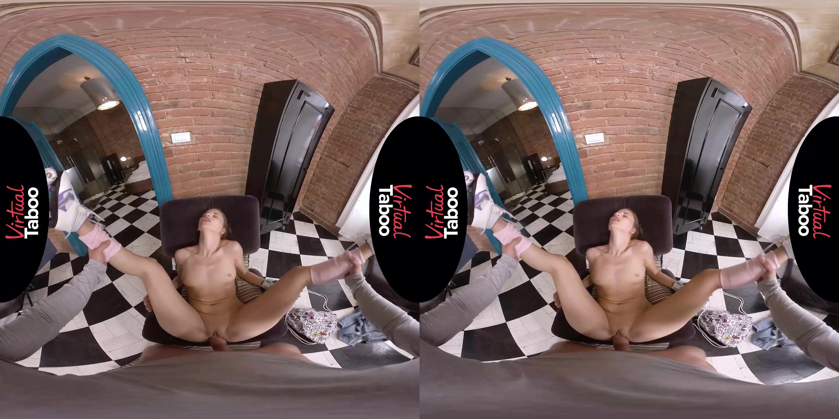 All Right, Let's Ride: Rollerblading Step brother's Cock - VirtualTaboo
