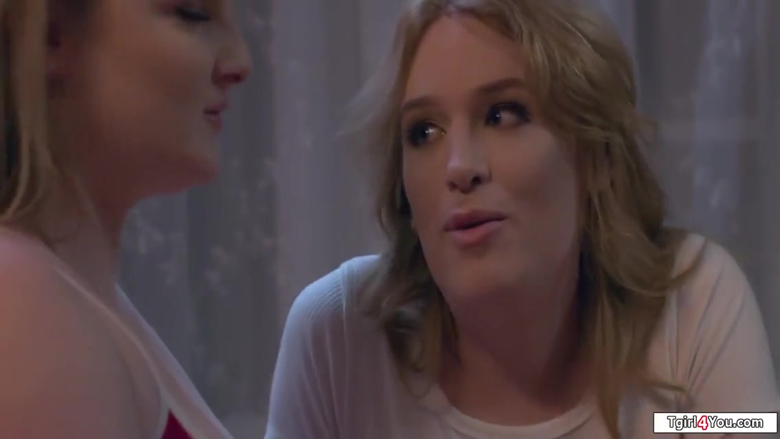 Shemale Gf Lies There With A Big Boner And It