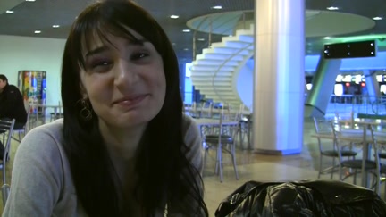 Titted student 18+ fuck in a mall