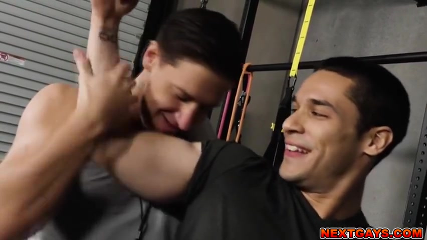 Dalton Riley And Andrew Miller In And Coach Have Anal Sex In Gym