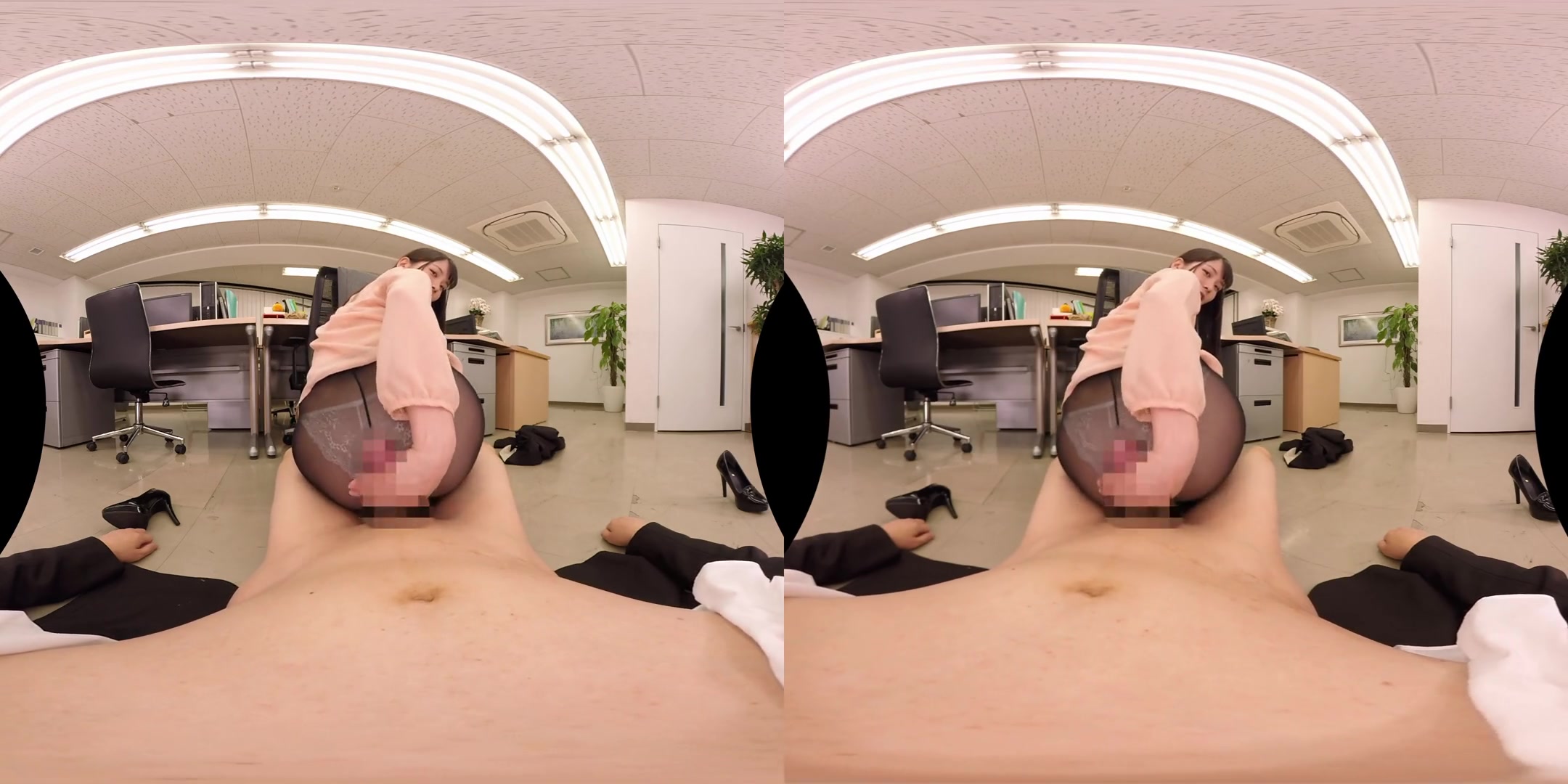 Beautiful Legs and Beautiful Asses Pantyhose Ripping VR; Fucking the OL JAV Hardcore