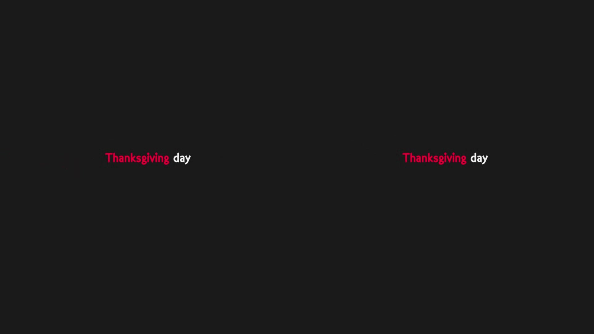 Thanksgiving day