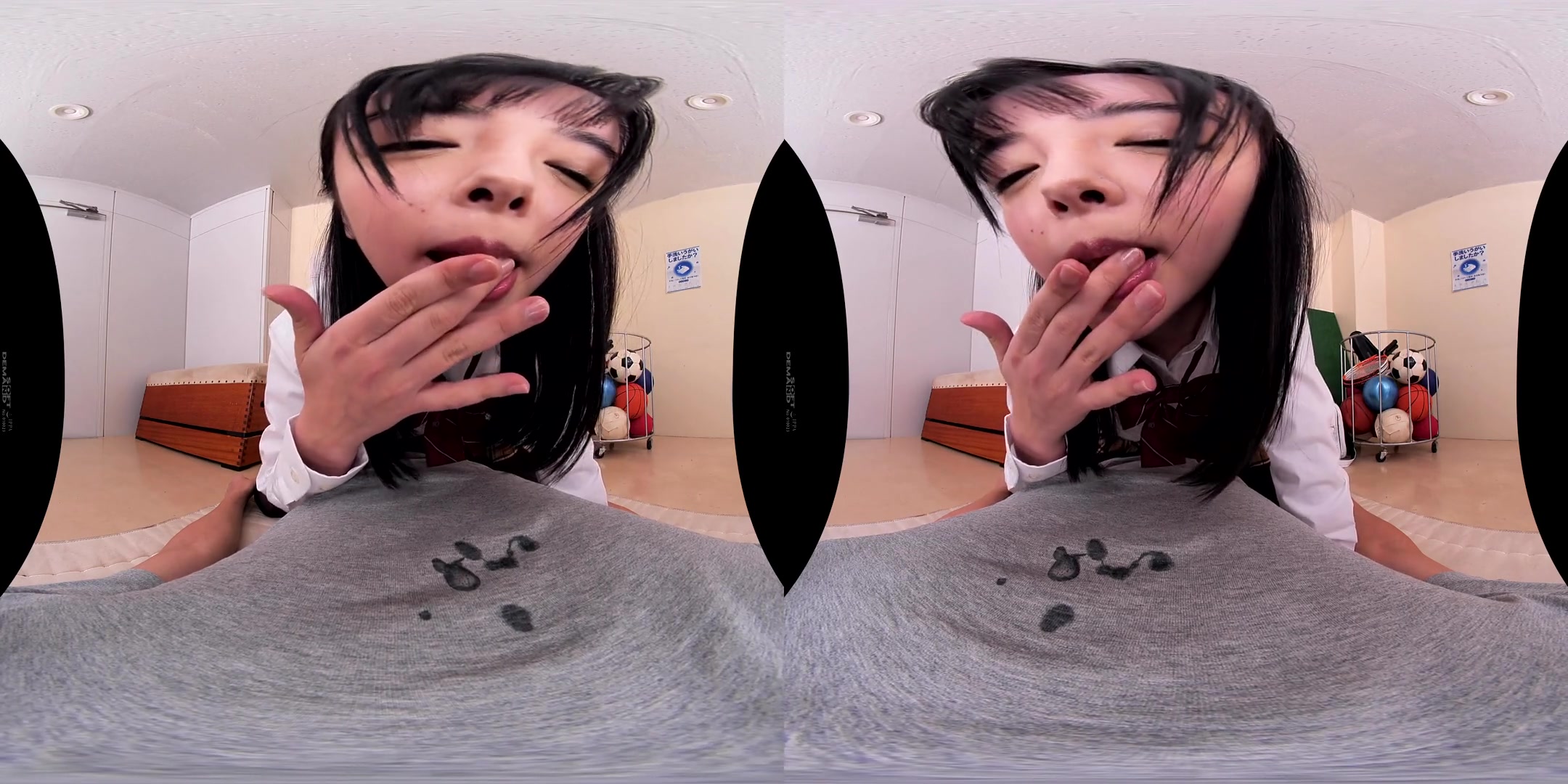 Drool-Drinking VR 2 3 - Drool Spit Asian schoolgirls 18+ Drool Fetish