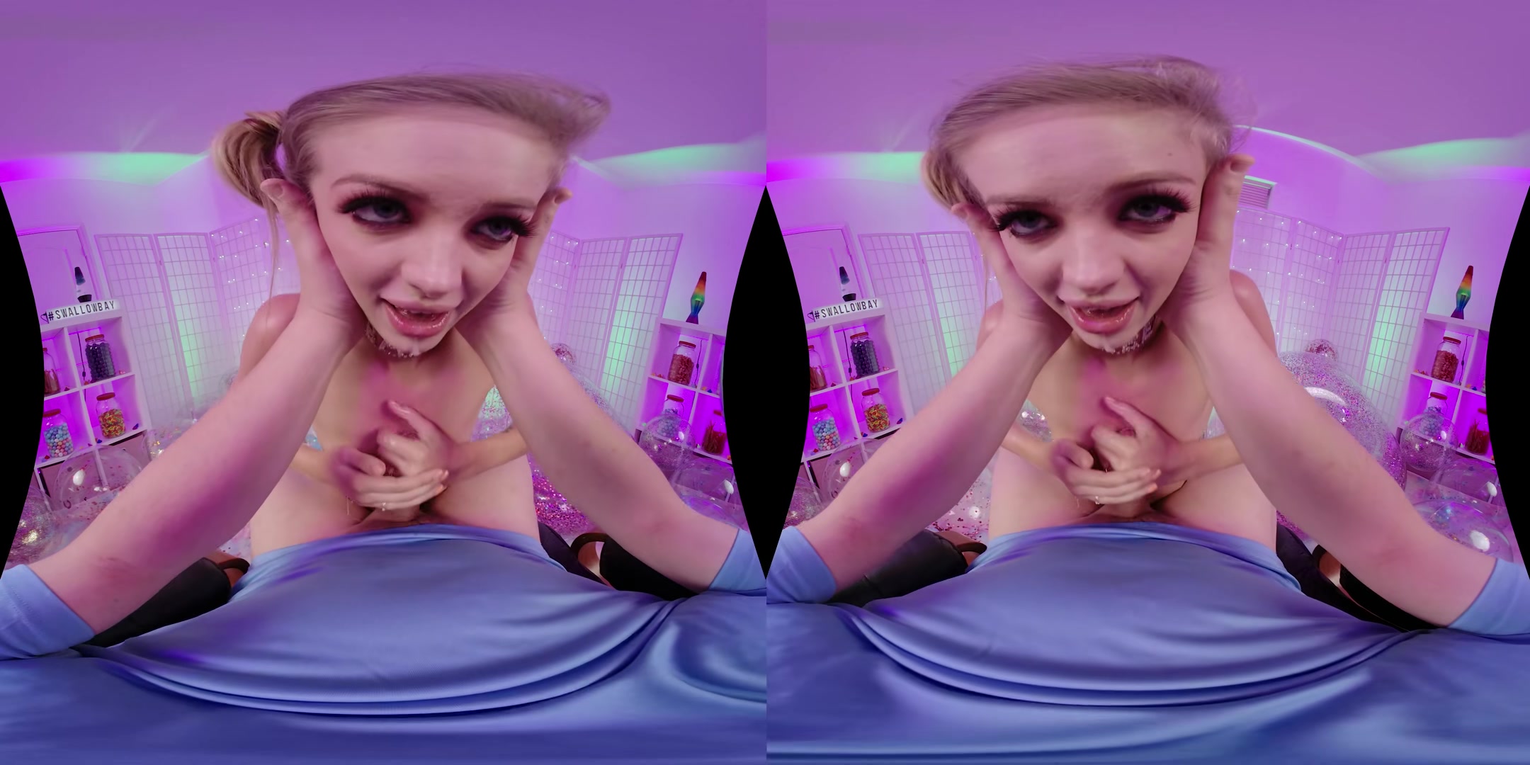 Leah's Licorice Sloppy Blow Job - Swallowbay