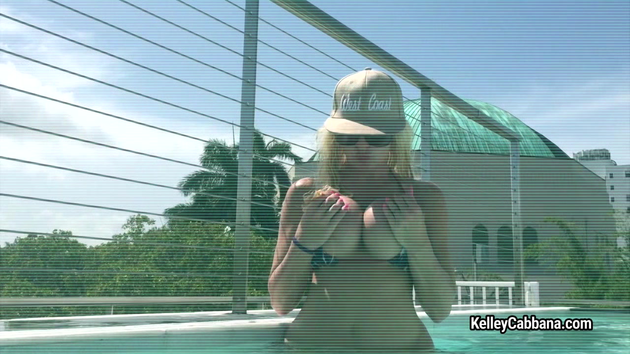 kelleycabbana - Poolside pleasure - public adventure