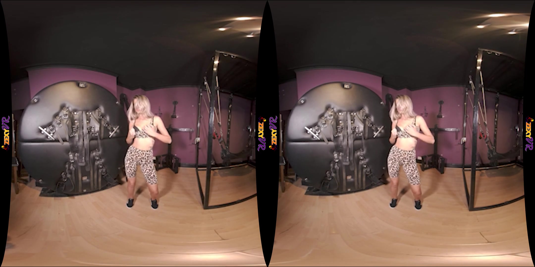 Dungeon Deviant - Cute Blonde Stripping - SexLikeReal