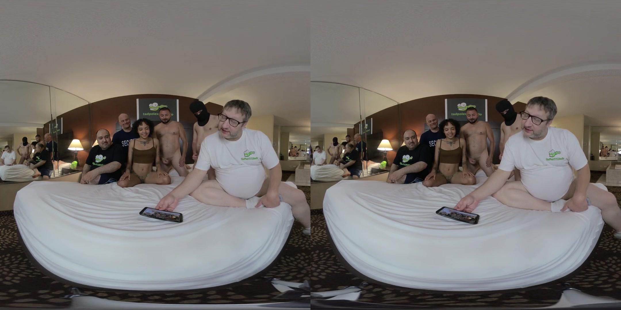 Olive's First Ever Gangbang - Ebony Teen Hardcore Voyeur