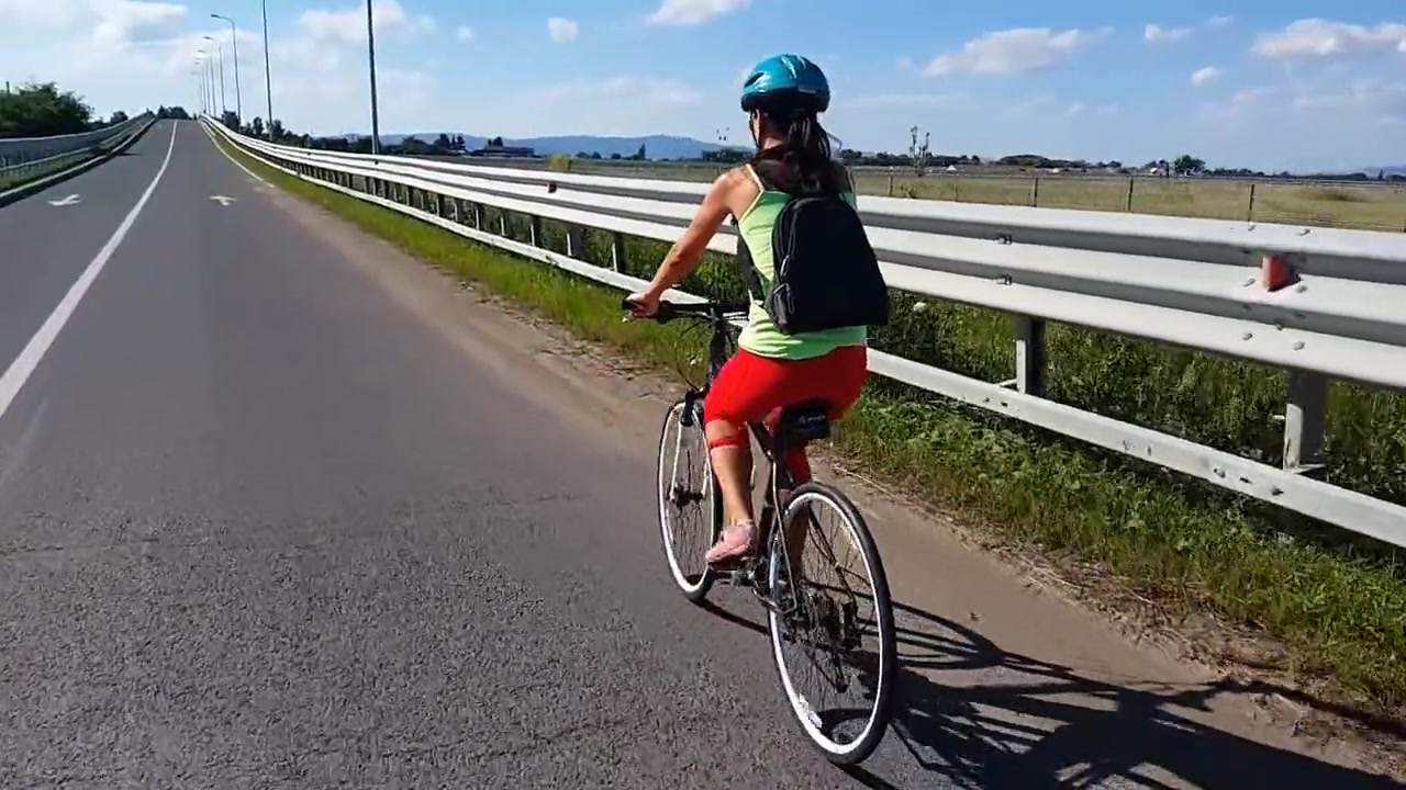 Anal Surprise during Hot Cycling