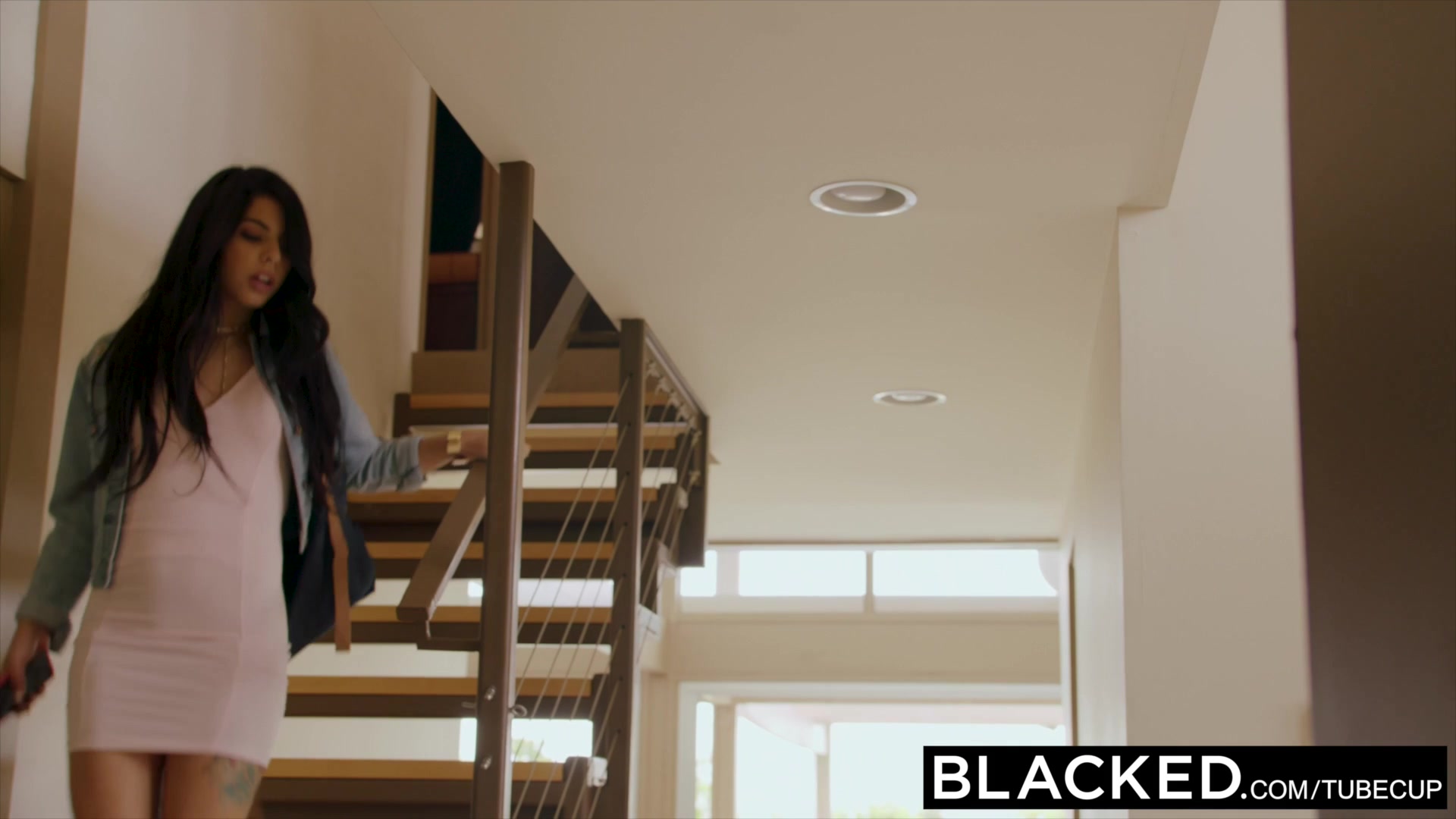 BLACKED Home Alone Sexy teen 18+ Latina Hooks Up With BBC
