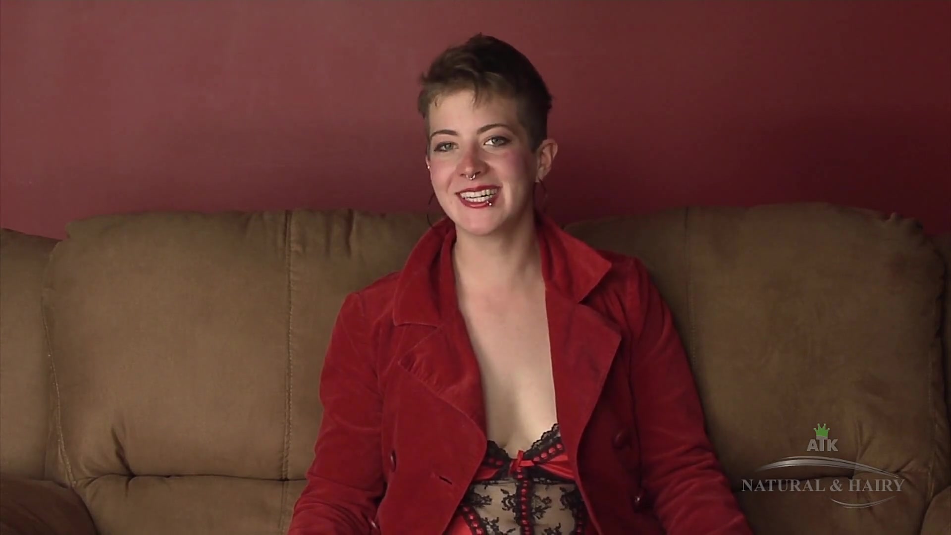 Hairy Riki Rocket Gives An Interview, Stripping And Showing Off Her Armpit Hair