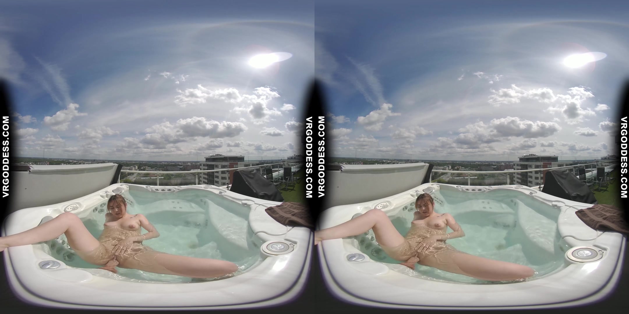 Teen Adreana Jilling In Jacuzzi With Suction Cup Dildo Orgasming Vibratin Her Clit On Water Jets