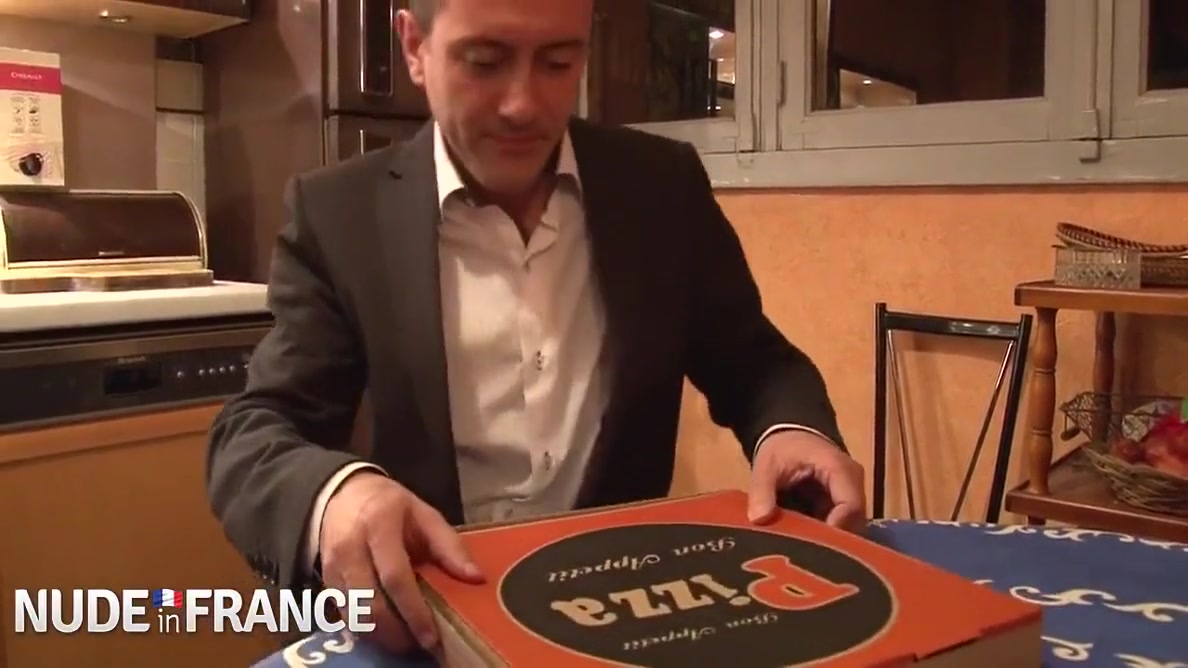 Slutty French Redhead Delivers Pizza And Pussy