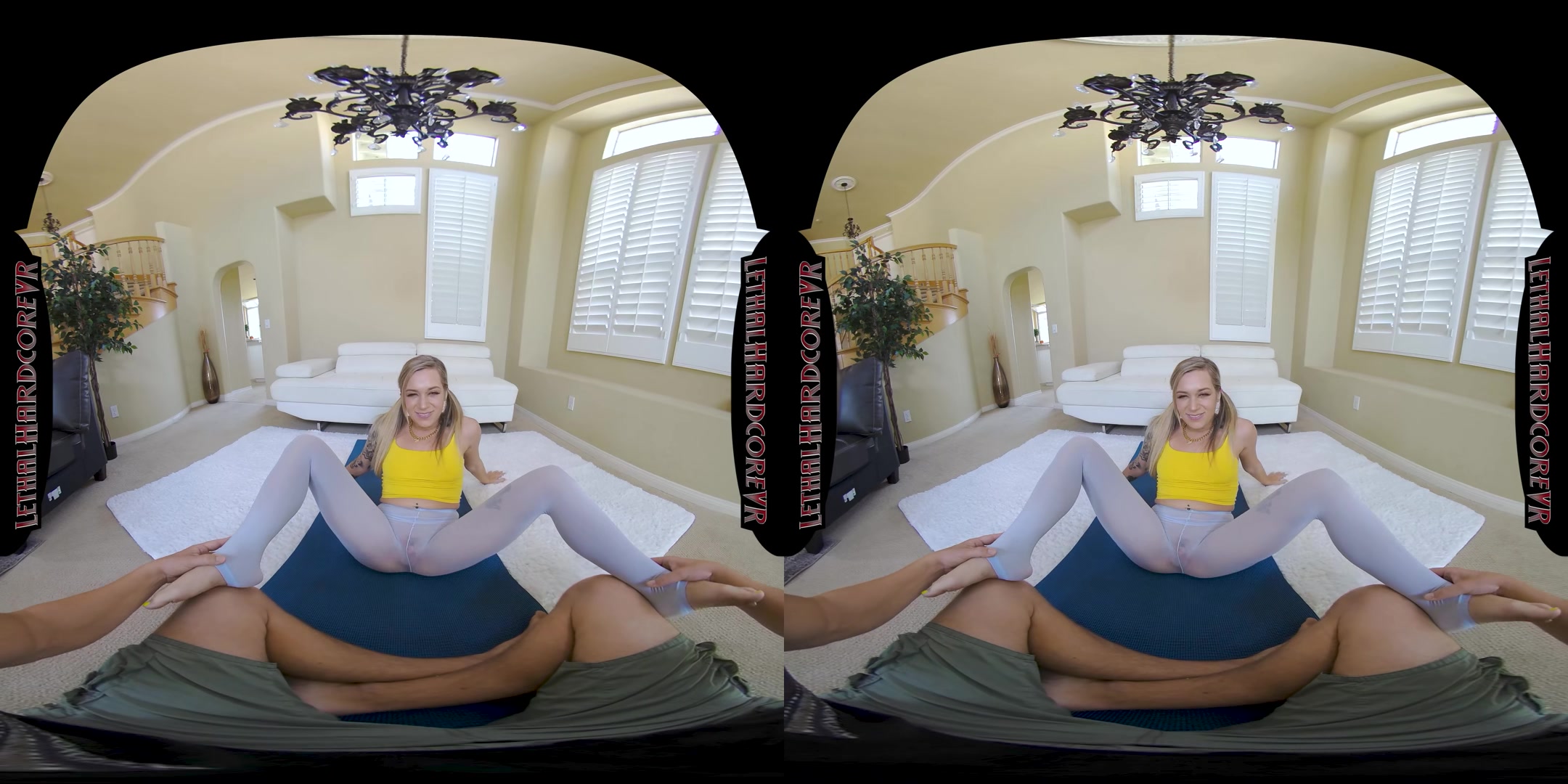 Rory Wants To Be Stretched By Her Trainer - LethalHardcoreVR