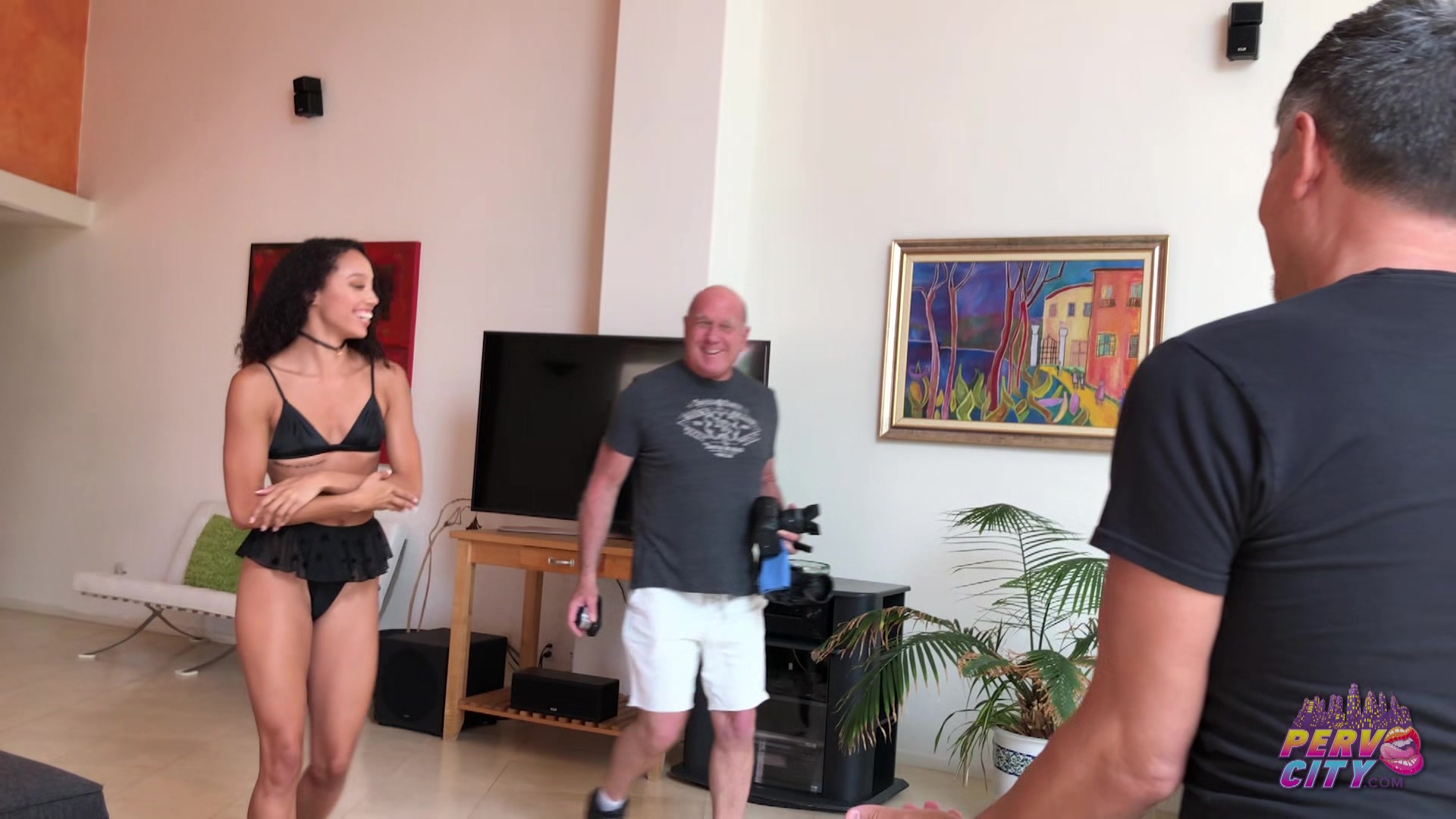BTS Alexis Tae and Michael Stefano