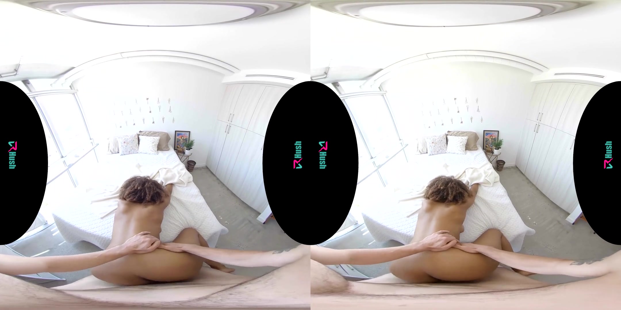 I'm Just Here To Grab My Stuff - Interracial Hardcore POV Sex with a Stunning Black Babe