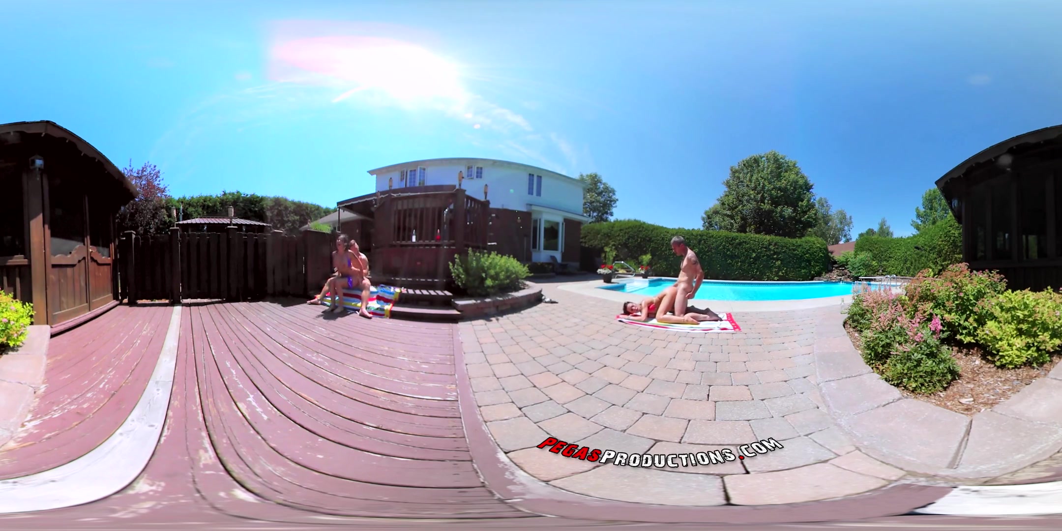 Shana Lane & Heidi Van Horny in Orgy In Virtual Reality - PegasProductions