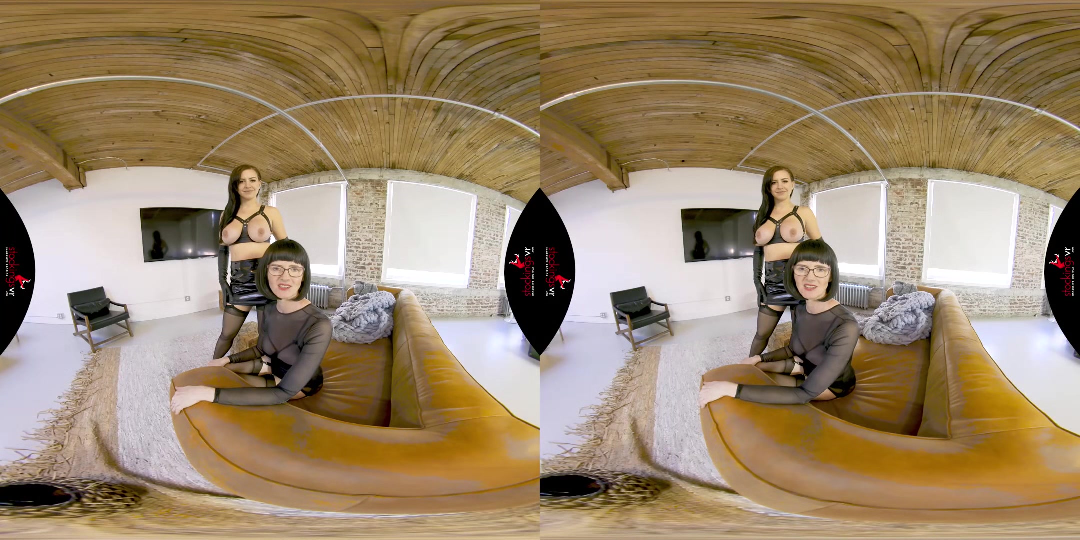 Bad in Black starring Julia and Tindra Frost