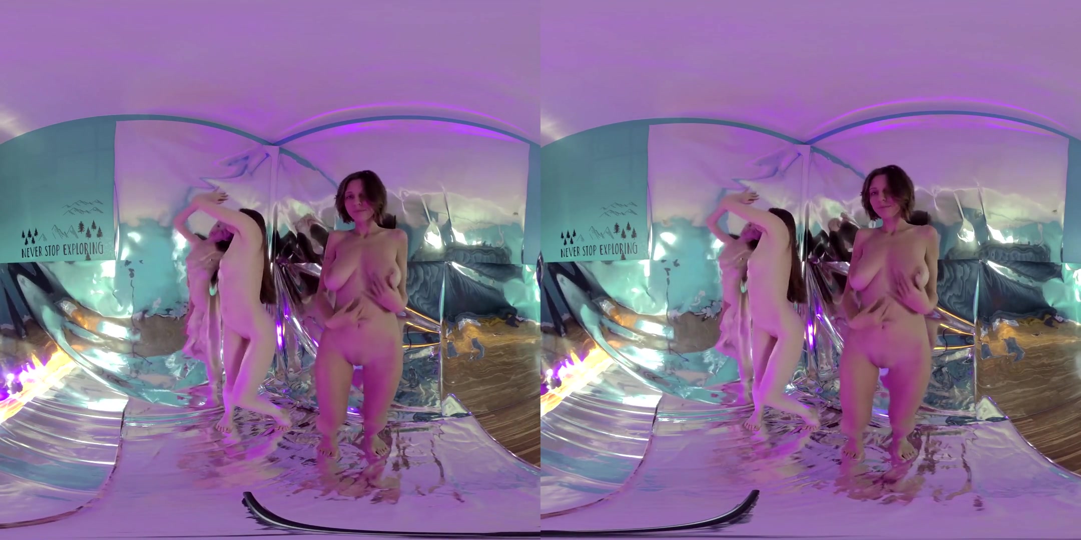 Lights Up - Two Amateur Babes Dance For You - SexLikeReal