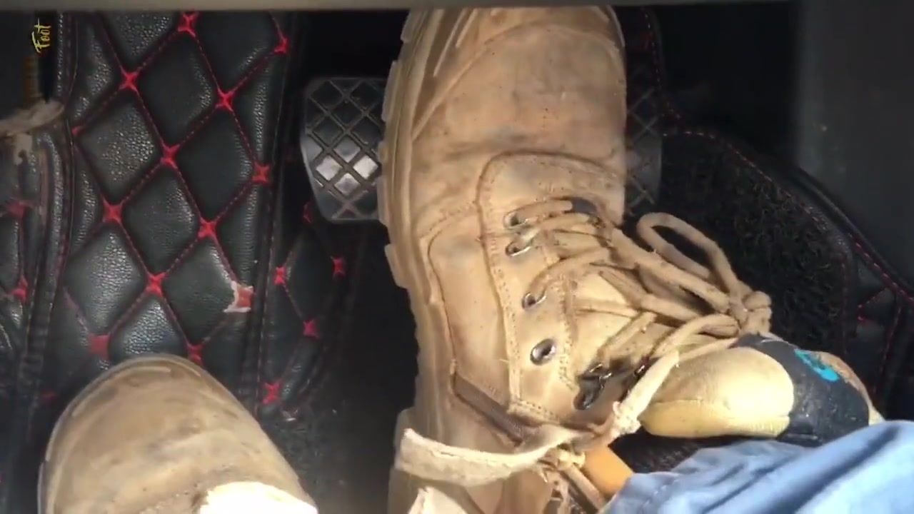Worn Out Safety Boots - Pedal Pumper