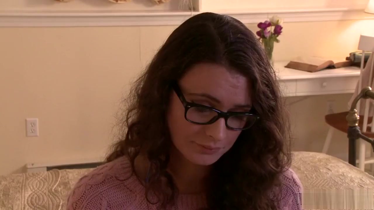 Curly hair shemale Riley Quinn and her straight guy partner fucks her in the ass