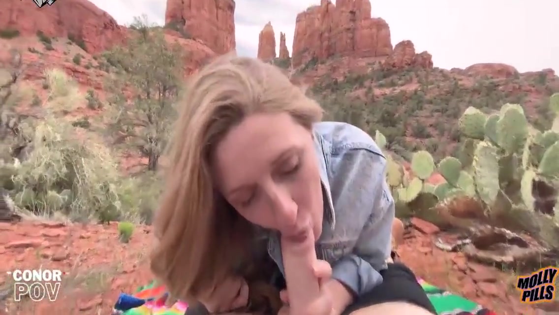 Huge Ass Blonde Gets Creampie Fucking In The Desert Pov 4k With Conor Pov And Horny Hiking
