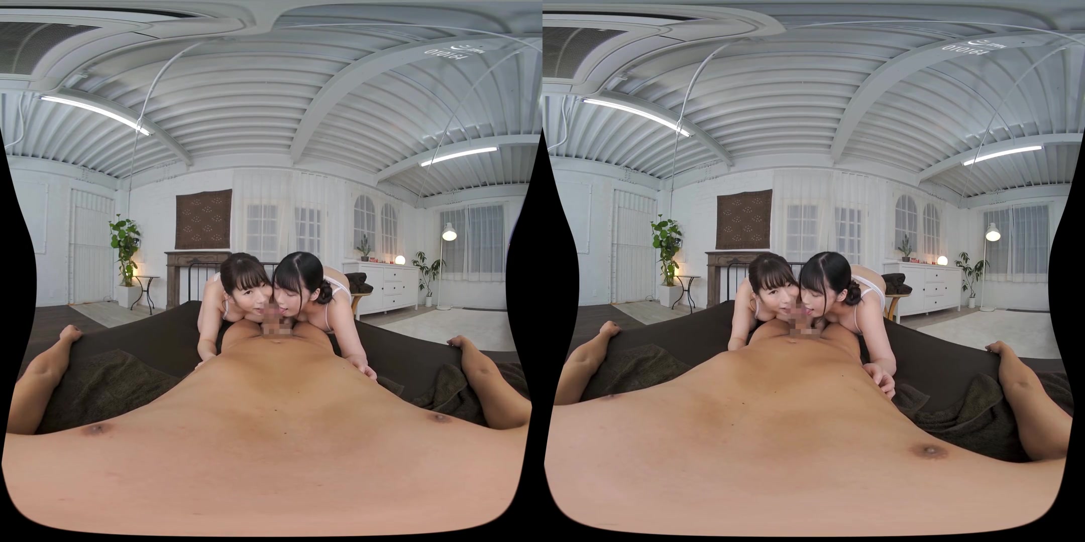Serving with a Fleshy Body Huge Breasts Massage - Asian FFM Threesome Erotic Massage
