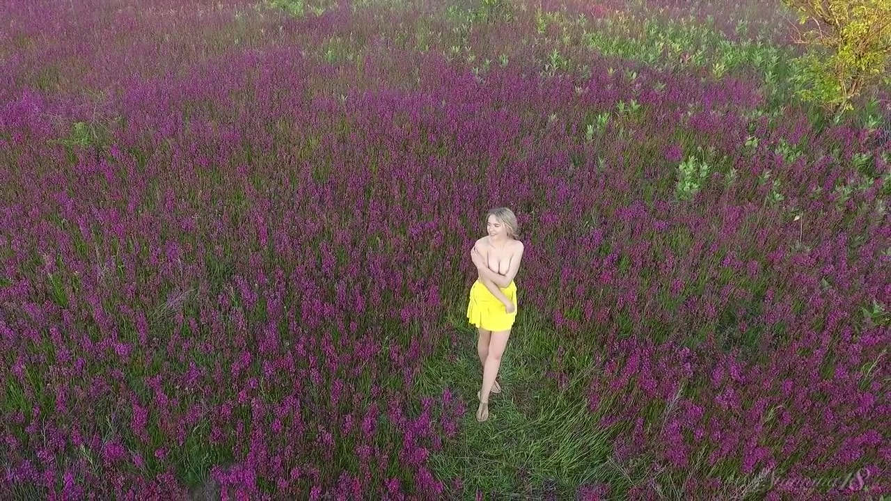 19yo Braided Nymph Nova Gets Fully Naked Outdoors!