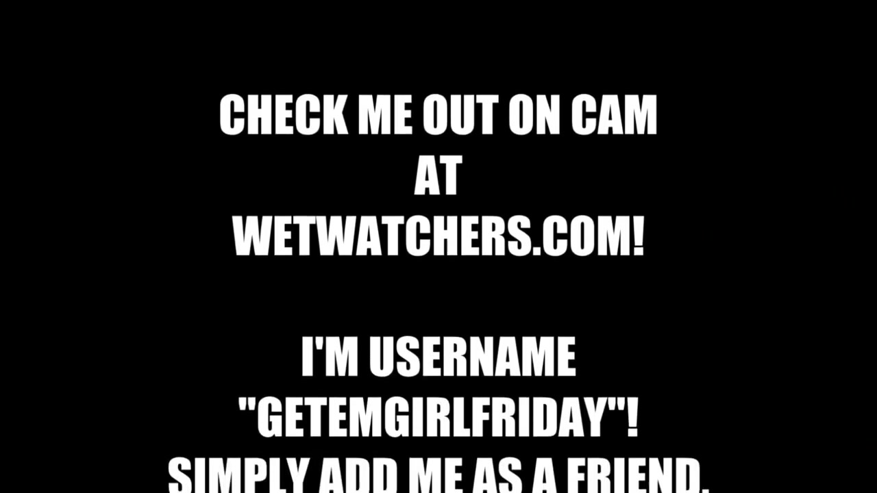 Snippet Of My Live Cam Show At Wetwatchers Filmed For My Site Members