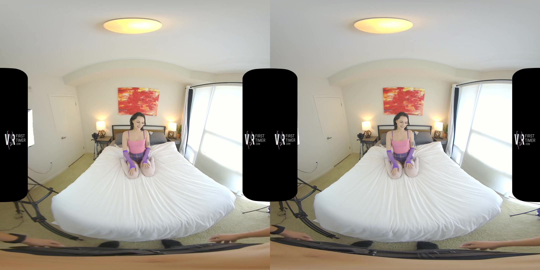 Alice Pink First VR Shoot - VRFirsttimer